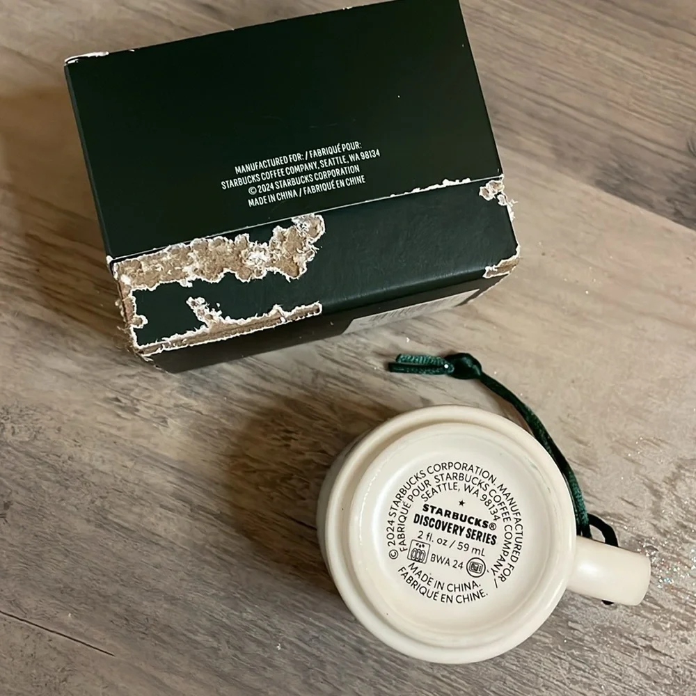 Starbucks discovery series collection cup ornament Washington coffee travel